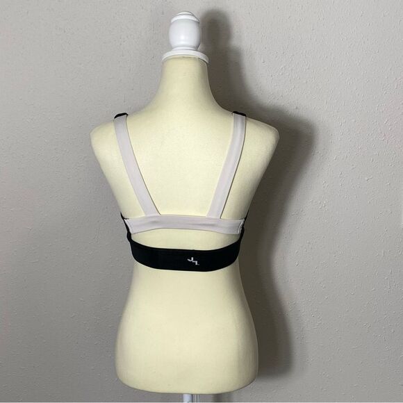 JoyLab Black Sports Bra W/Contrasting White Back Strap Women's Size XS - Picture 4 of 12